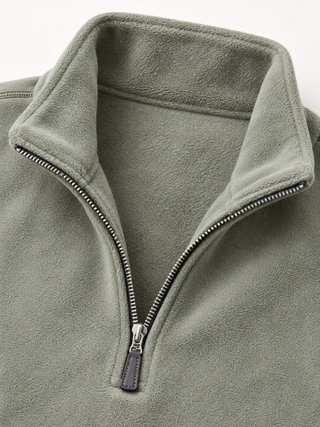 Premium Thick Stand Collar Polar Fleece Pullover