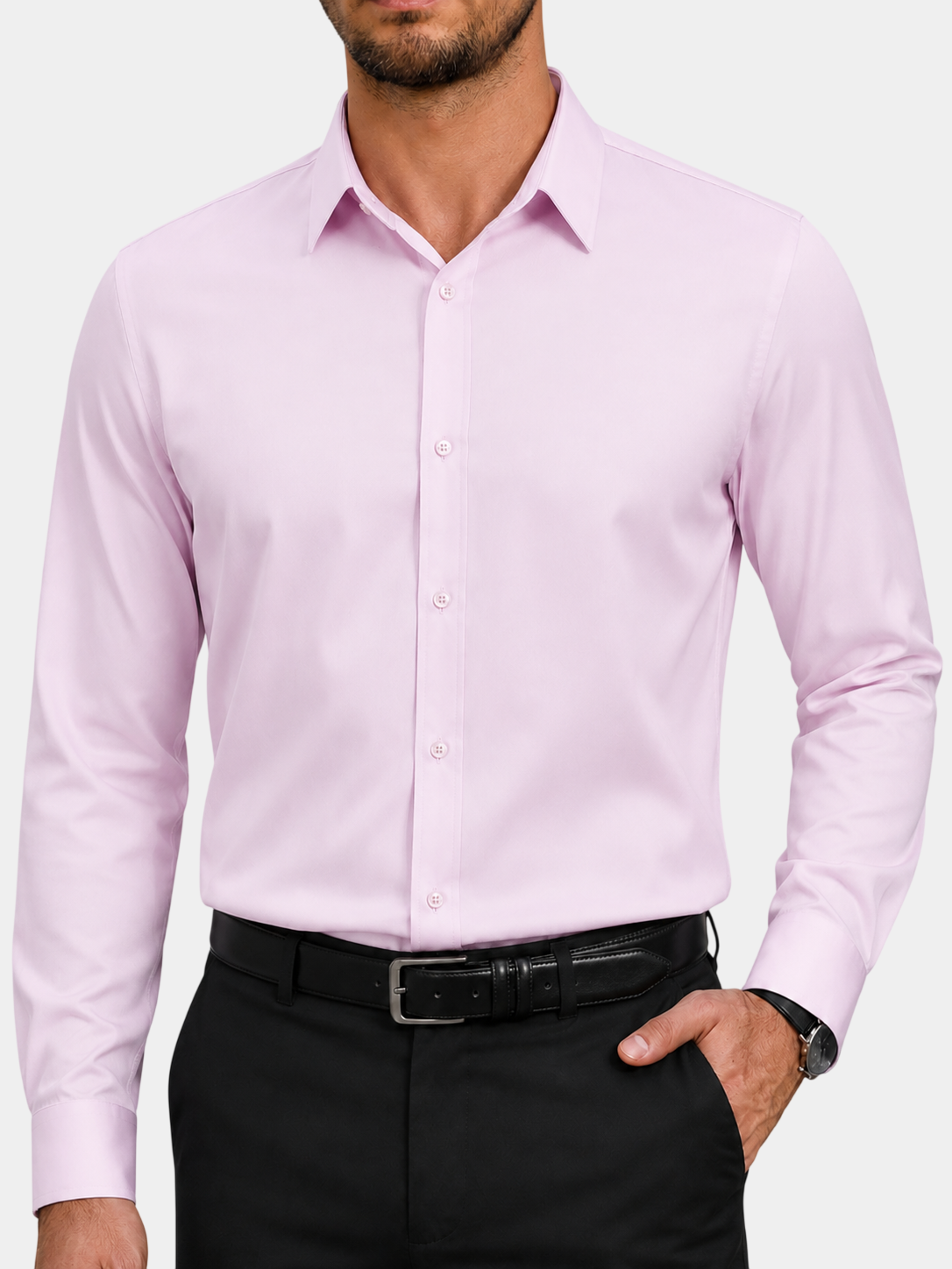 Premium Stretch Wrinkle-Resistant Daily Dress Shirt