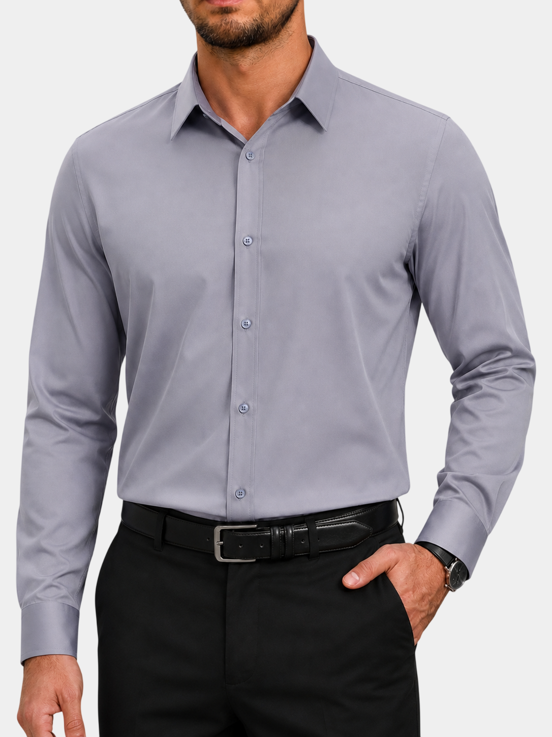 Premium Stretch Wrinkle-Resistant Daily Dress Shirt