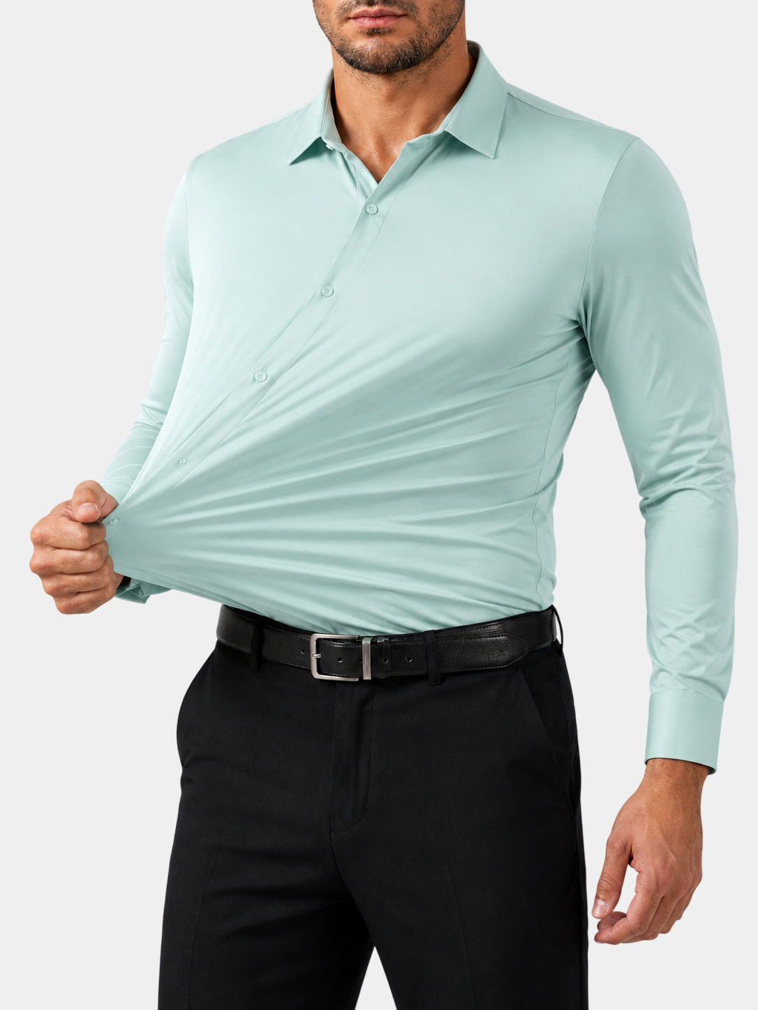Premium 4-Way Stretch Wrinkle-Resistant Dress Shirt