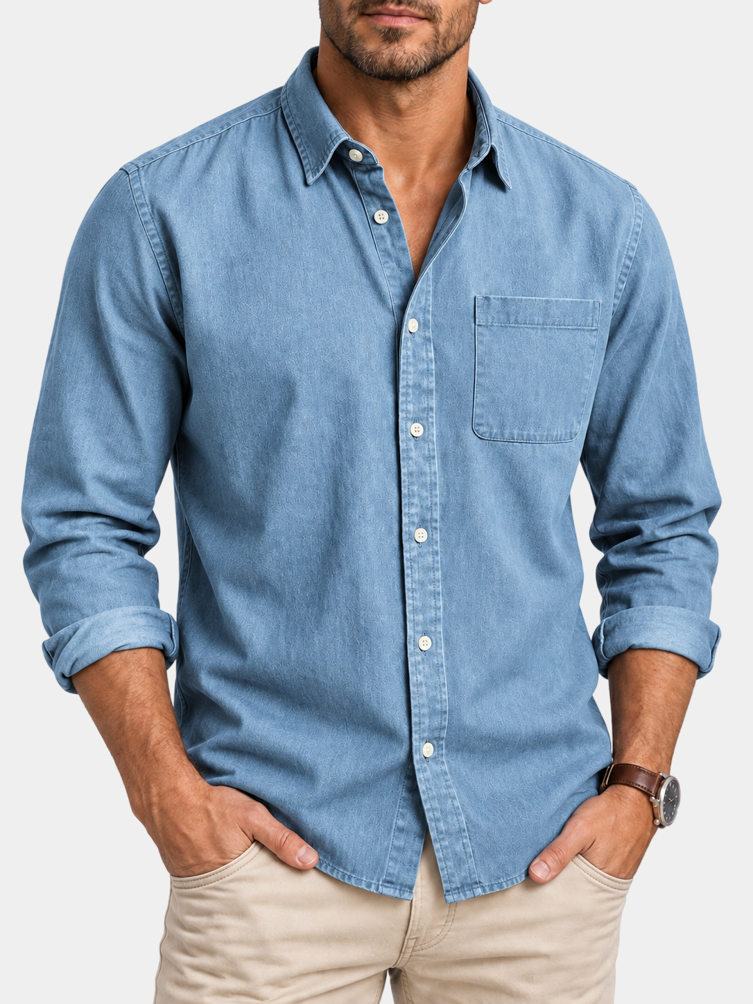 Premium Vintage Casual Long Sleeve Shirt