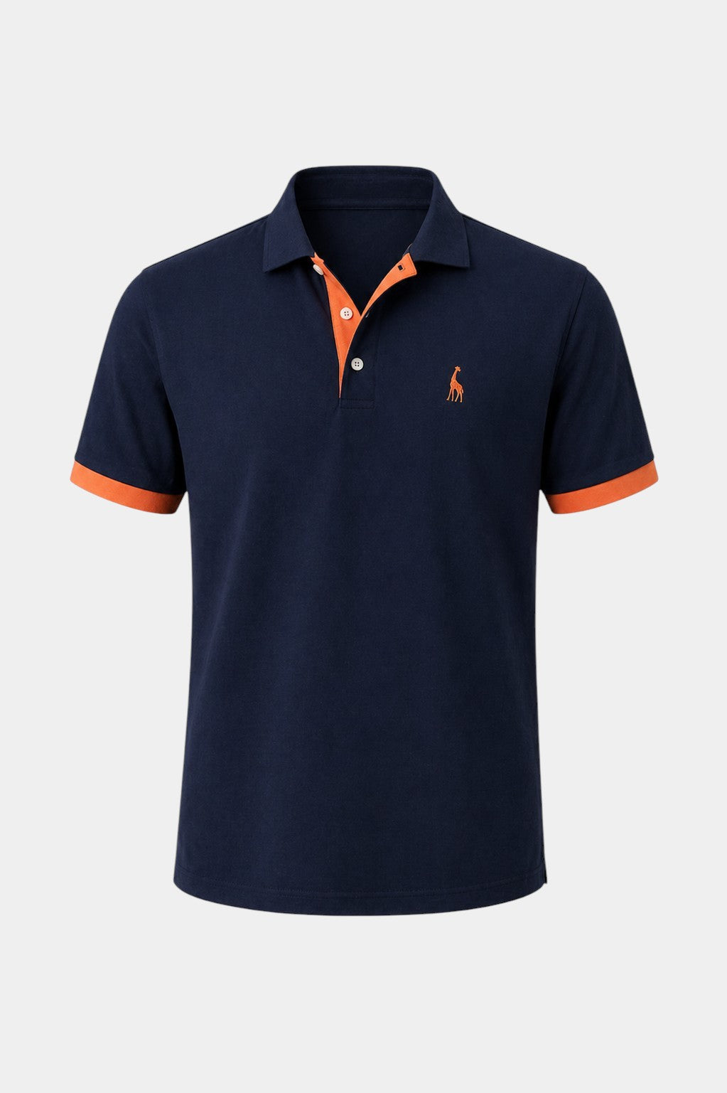 Cotton Blend Embroidered Polo Shirt