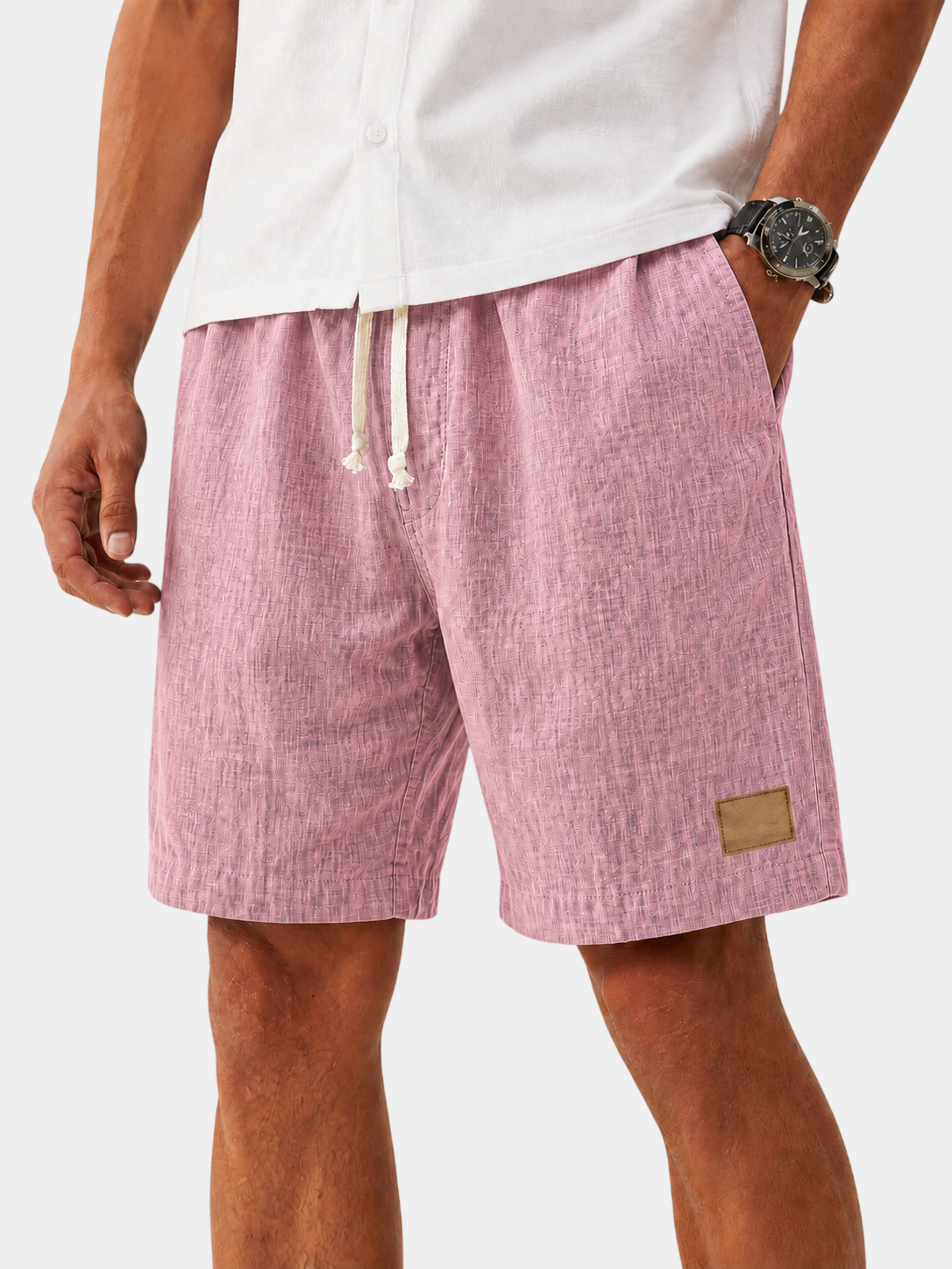 Lightweight Breathable Cotton Linen Shorts