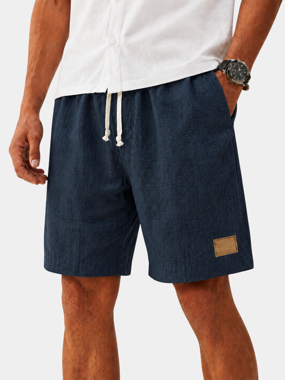 Lightweight Breathable Cotton Linen Shorts