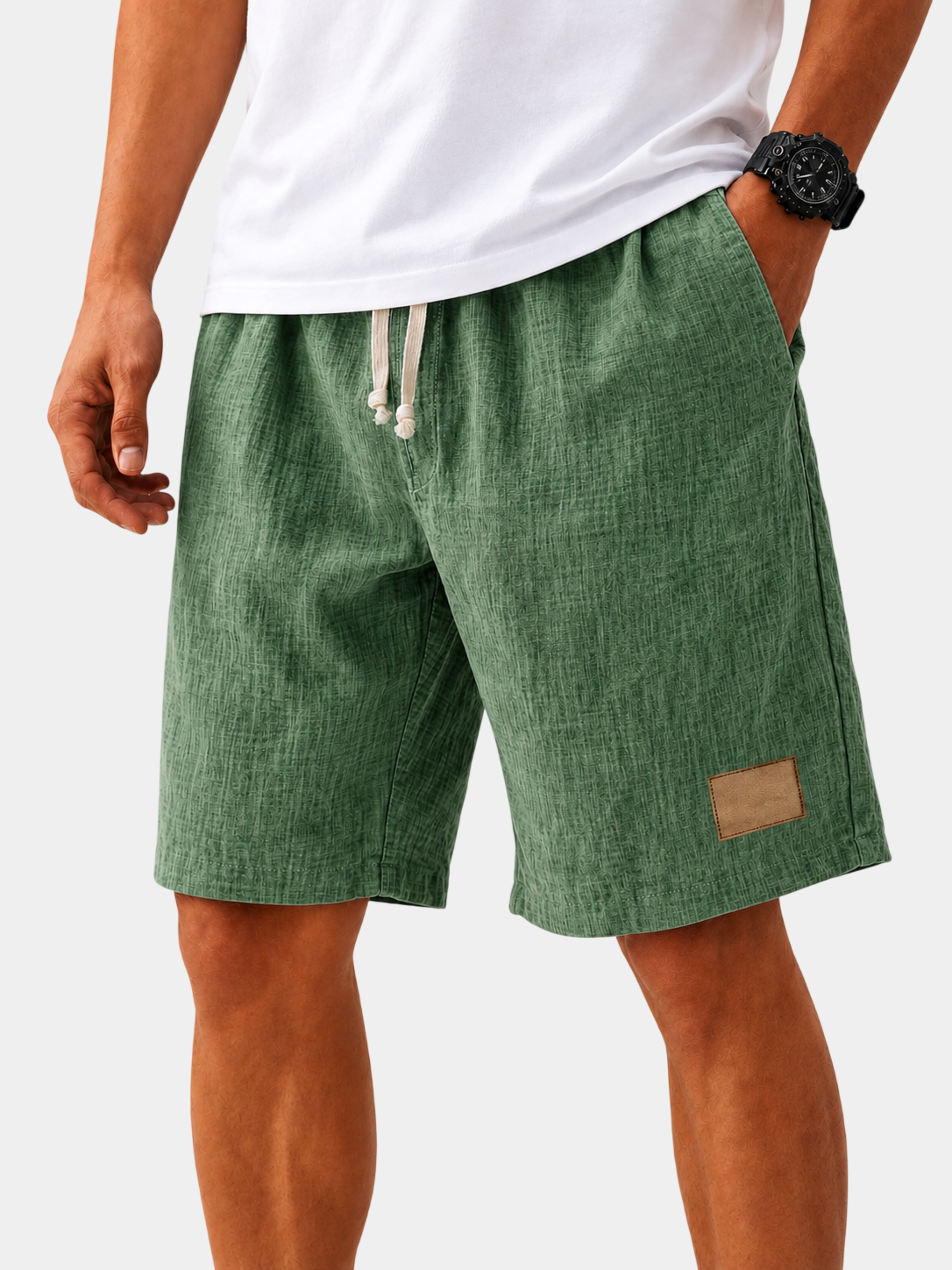 Lightweight Breathable Cotton Linen Shorts
