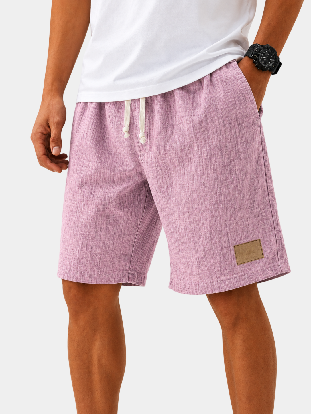 Lightweight Breathable Cotton Linen Shorts