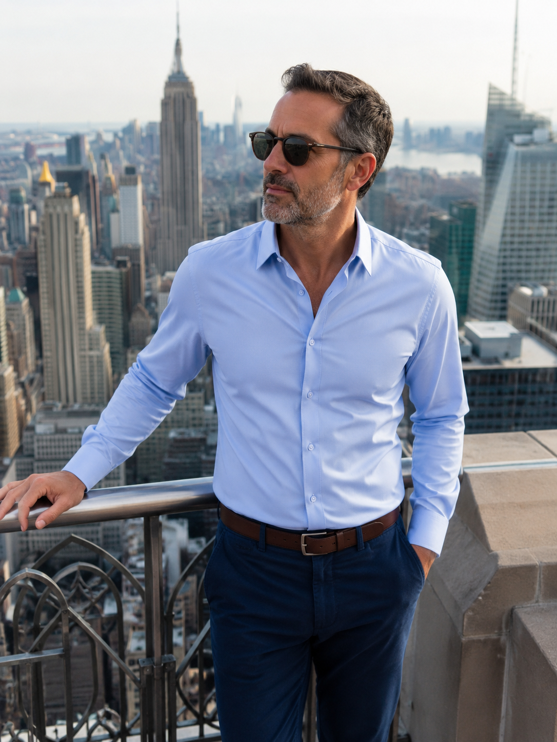 Premium Stretch Wrinkle-Resistant Daily Dress Shirt