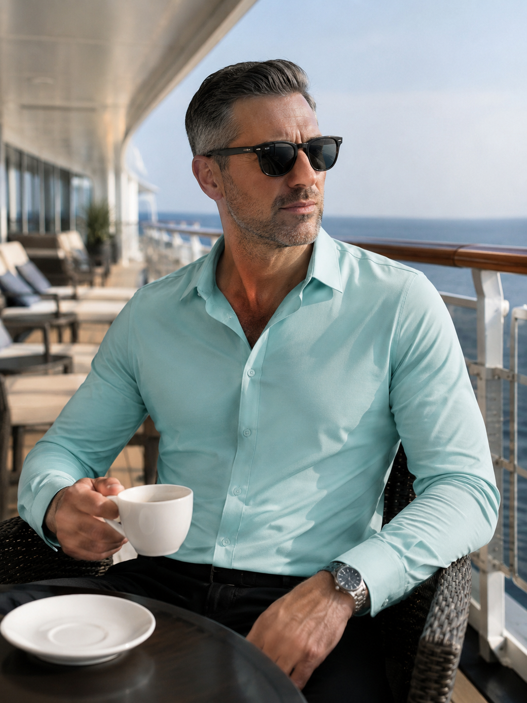 Premium 4-Way Stretch Wrinkle-Resistant Dress Shirt