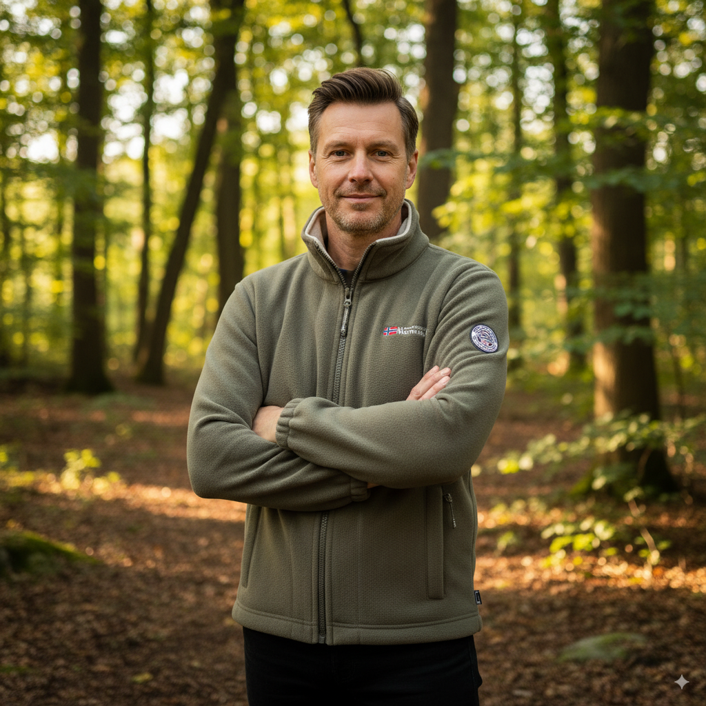 Norway Men's Thick Double-Layer Fleece Jacket