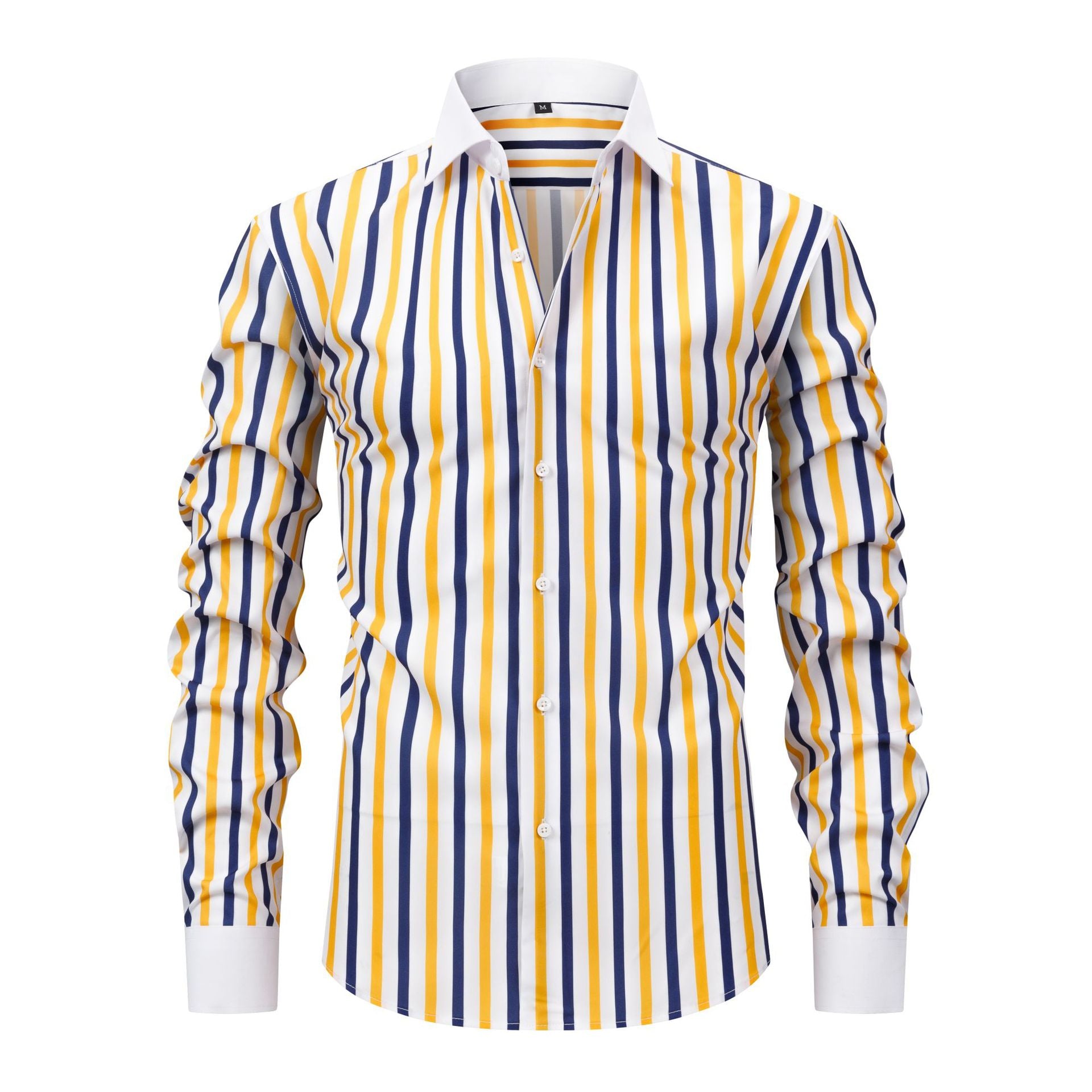 Men's Premium Anti-wrinkle Elastic Stripe Shirt