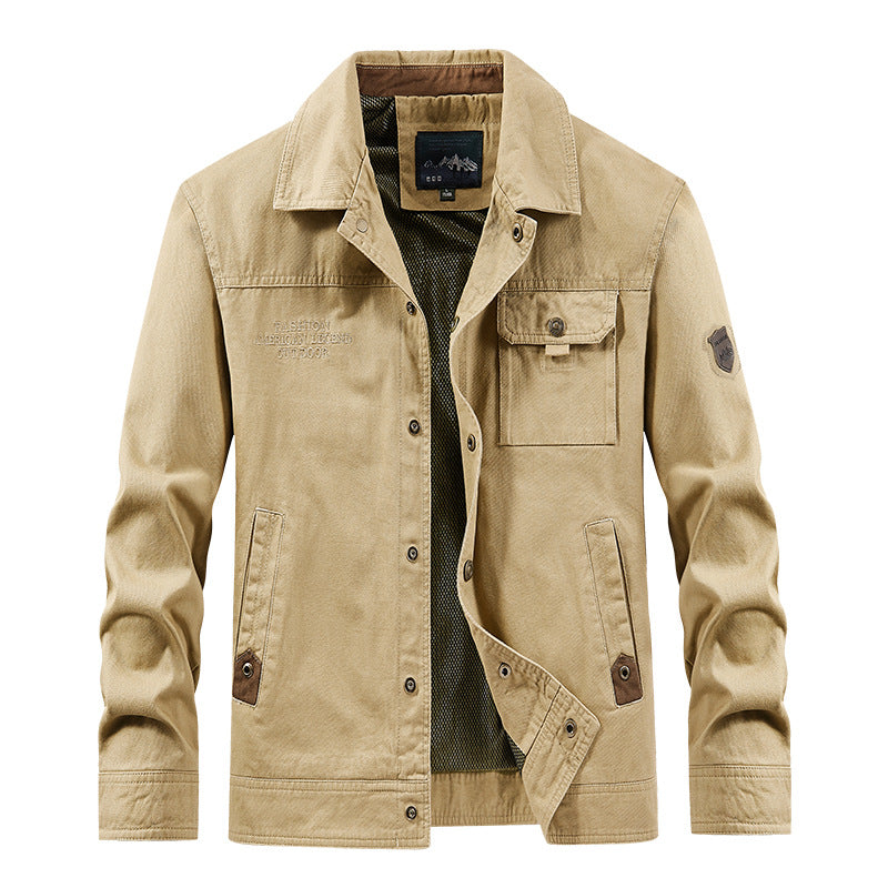 Men's Outdoor Casual Military Jacket Windbreaker