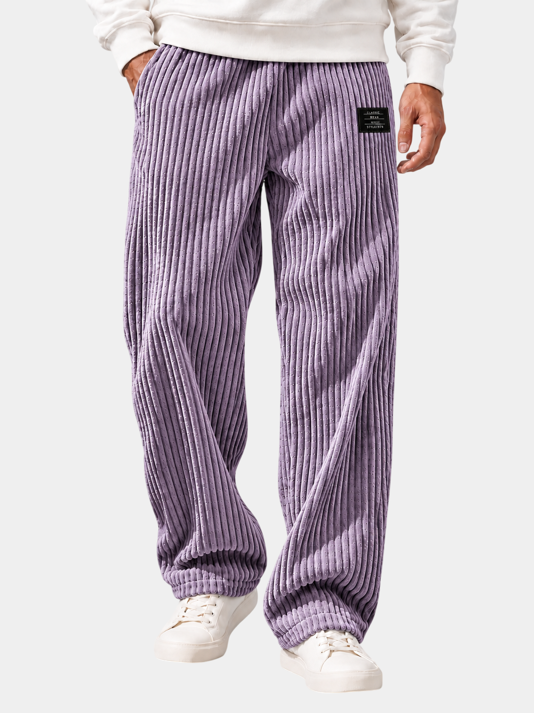 Relaxed Fit Thick Wide-Wale Corduroy Pants