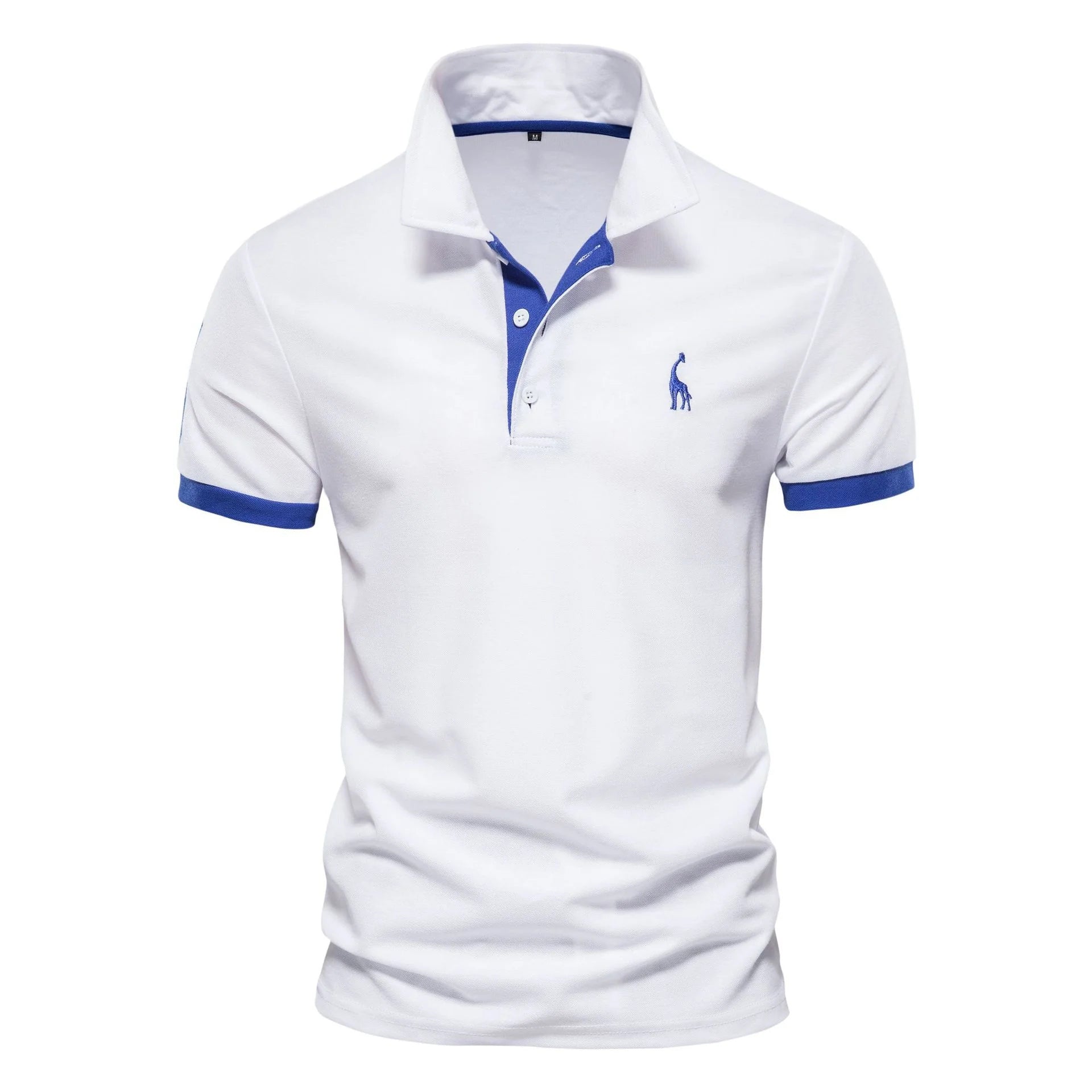 Men's Premium Cotton Blend Embroidered Polo Shirt