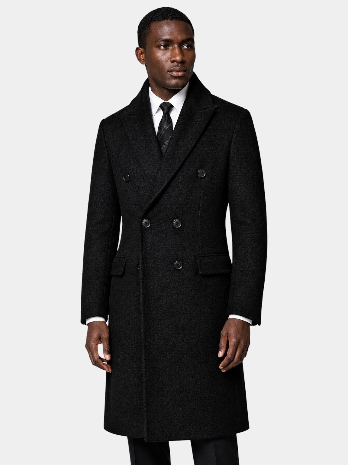 Ckesemen Long Wool Pea Coat