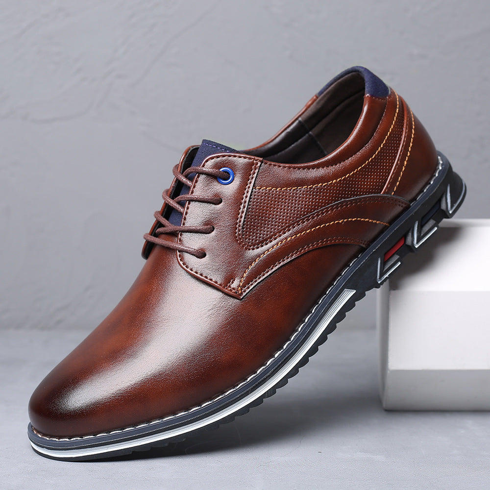 Men's Comfortable Leather Walking Office Shoes