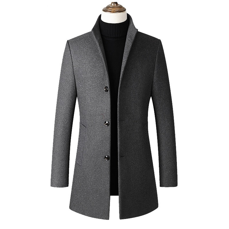 British Gentleman Premium Thick Wool Coat