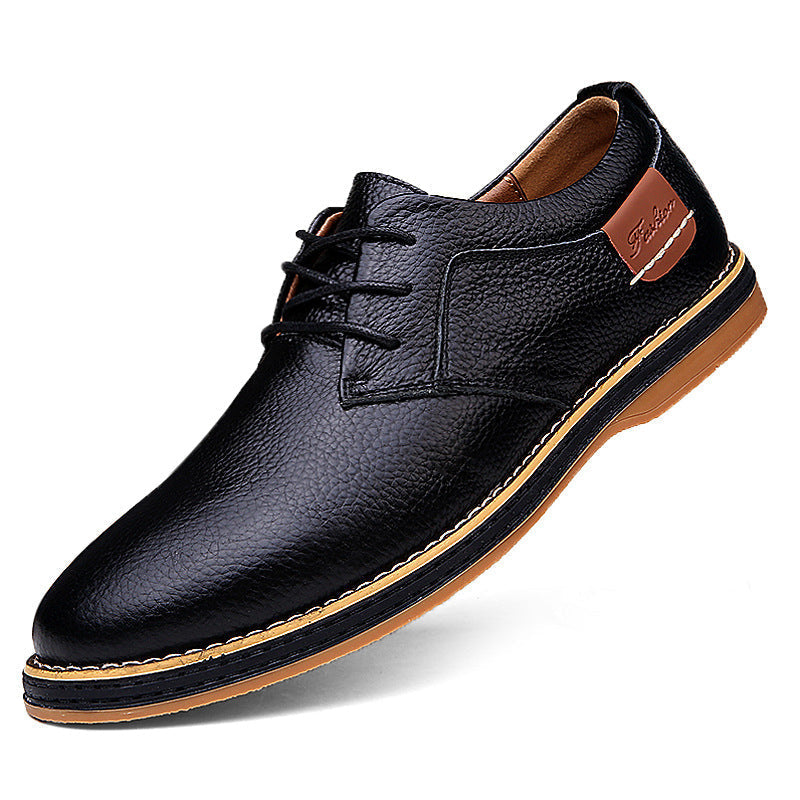 Men's Classic Lace-up Office Derby Leather Shoes