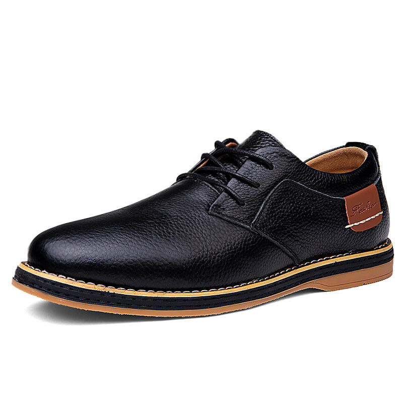 Men's Classic Lace-up Office Derby Leather Shoes