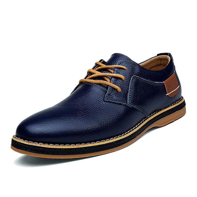 Men's Classic Lace-up Office Derby Leather Shoes