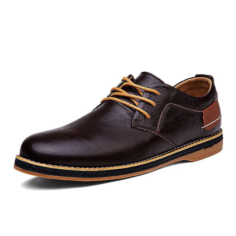 Men's Classic Lace-up Office Derby Leather Shoes