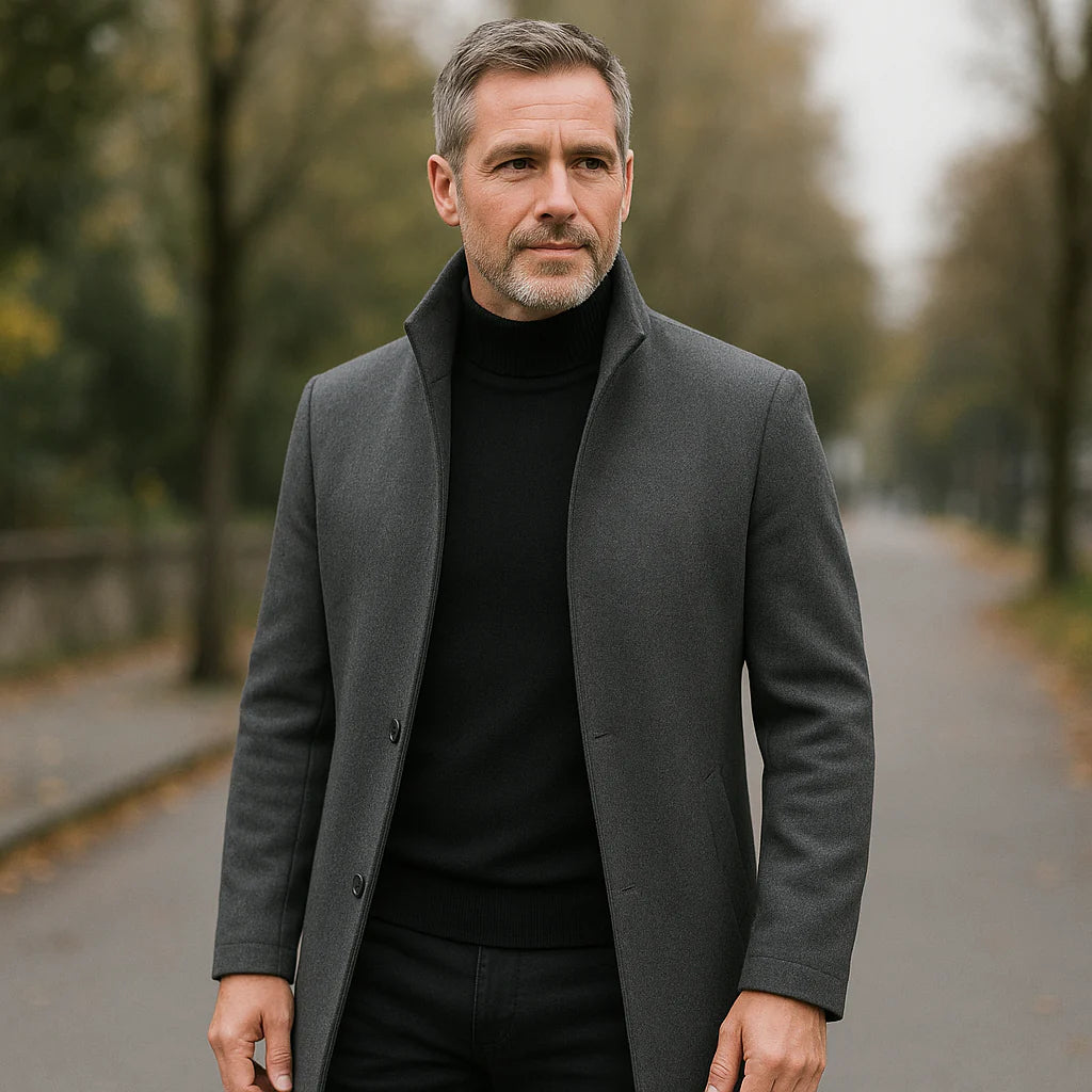 British Gentleman Premium Thick Wool Coat