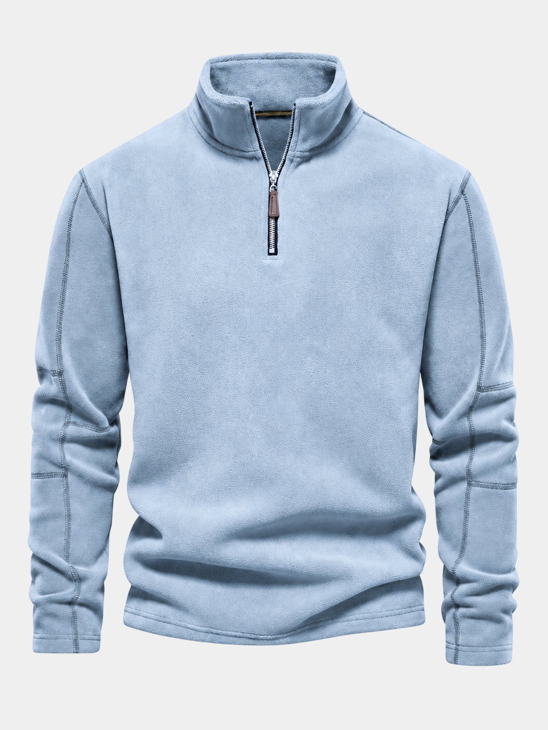 Premium Thick Stand Collar Polar Fleece Pullover