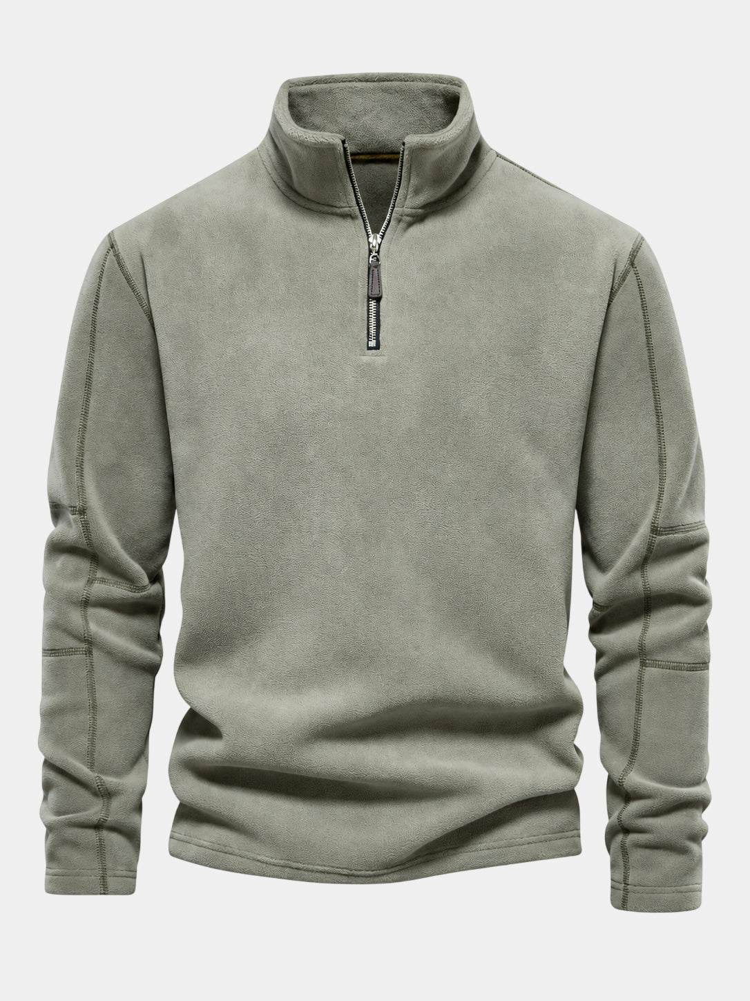 Premium Thick Stand Collar Polar Fleece Pullover