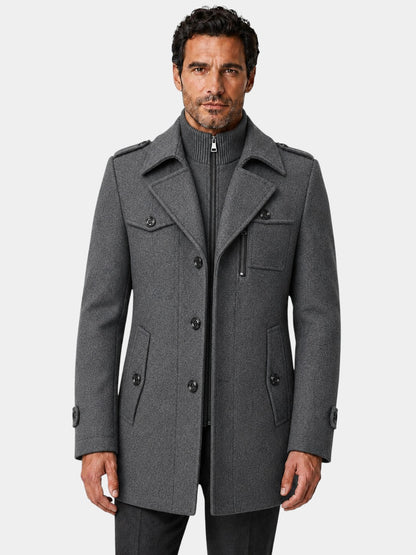 Ckesemen Double Layer Wool Coat
