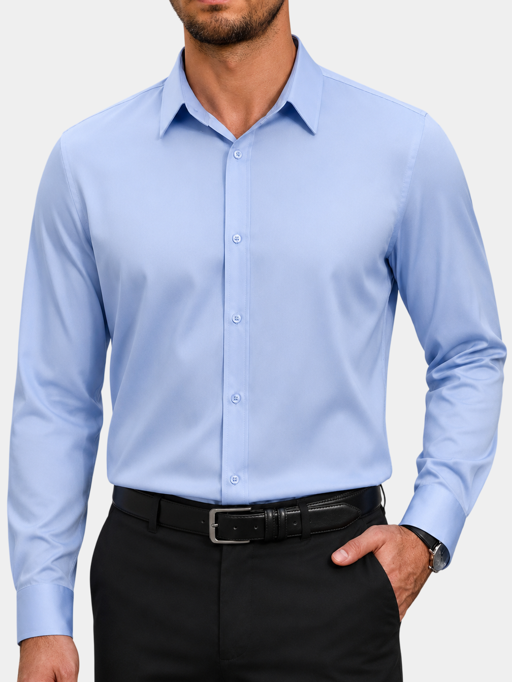 Premium Stretch Wrinkle-Resistant Daily Dress Shirt