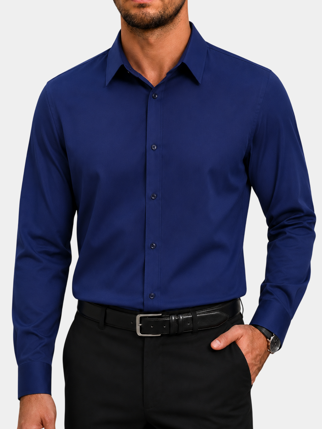 Premium Stretch Wrinkle-Resistant Daily Dress Shirt