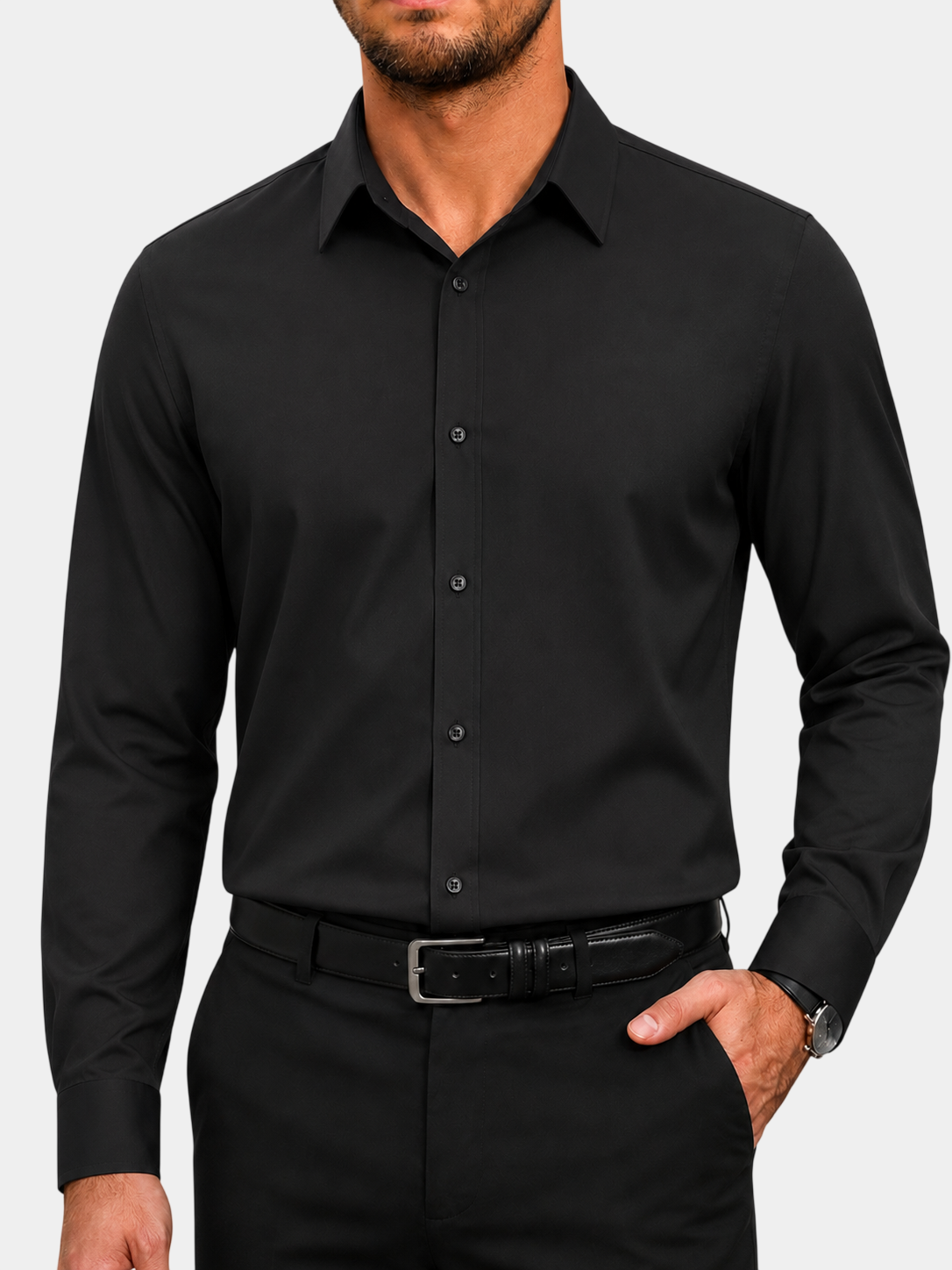 Premium Stretch Wrinkle-Resistant Daily Dress Shirt