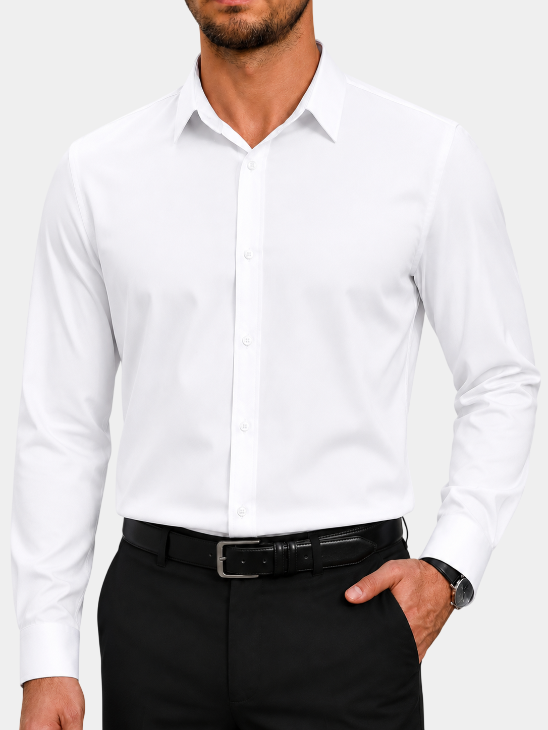 Premium Stretch Wrinkle-Resistant Daily Dress Shirt
