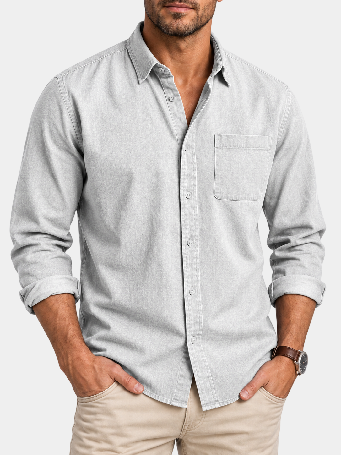 Premium Vintage Casual Long Sleeve Shirt