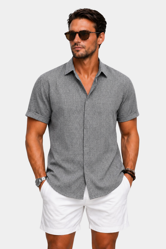 Lightweight Linen Short Sleeve Shirt