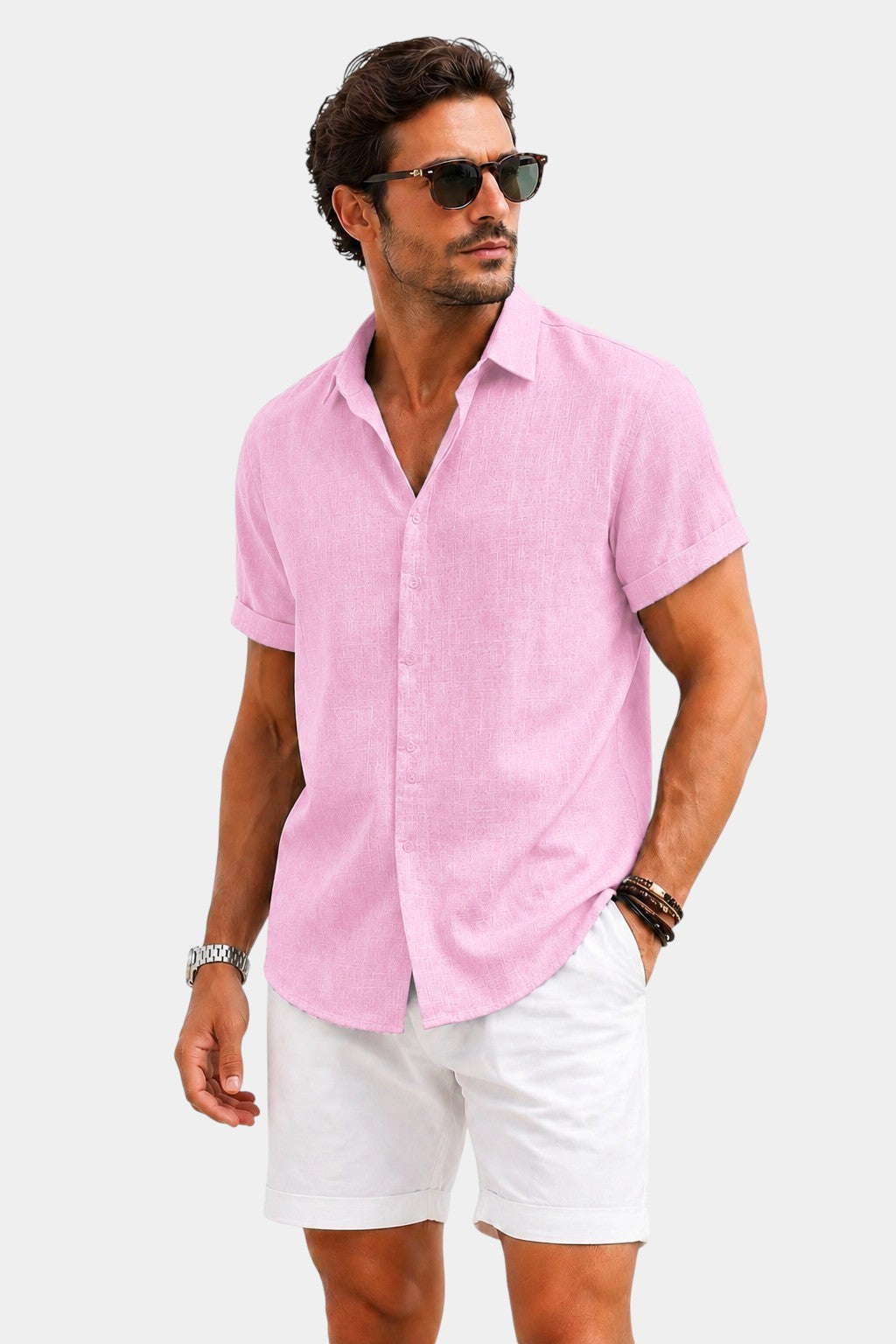 Lightweight Linen Short Sleeve Shirt