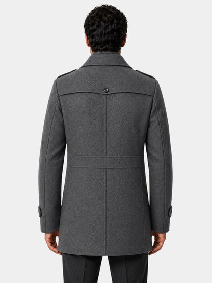 Ckesemen Double Layer Wool Coat