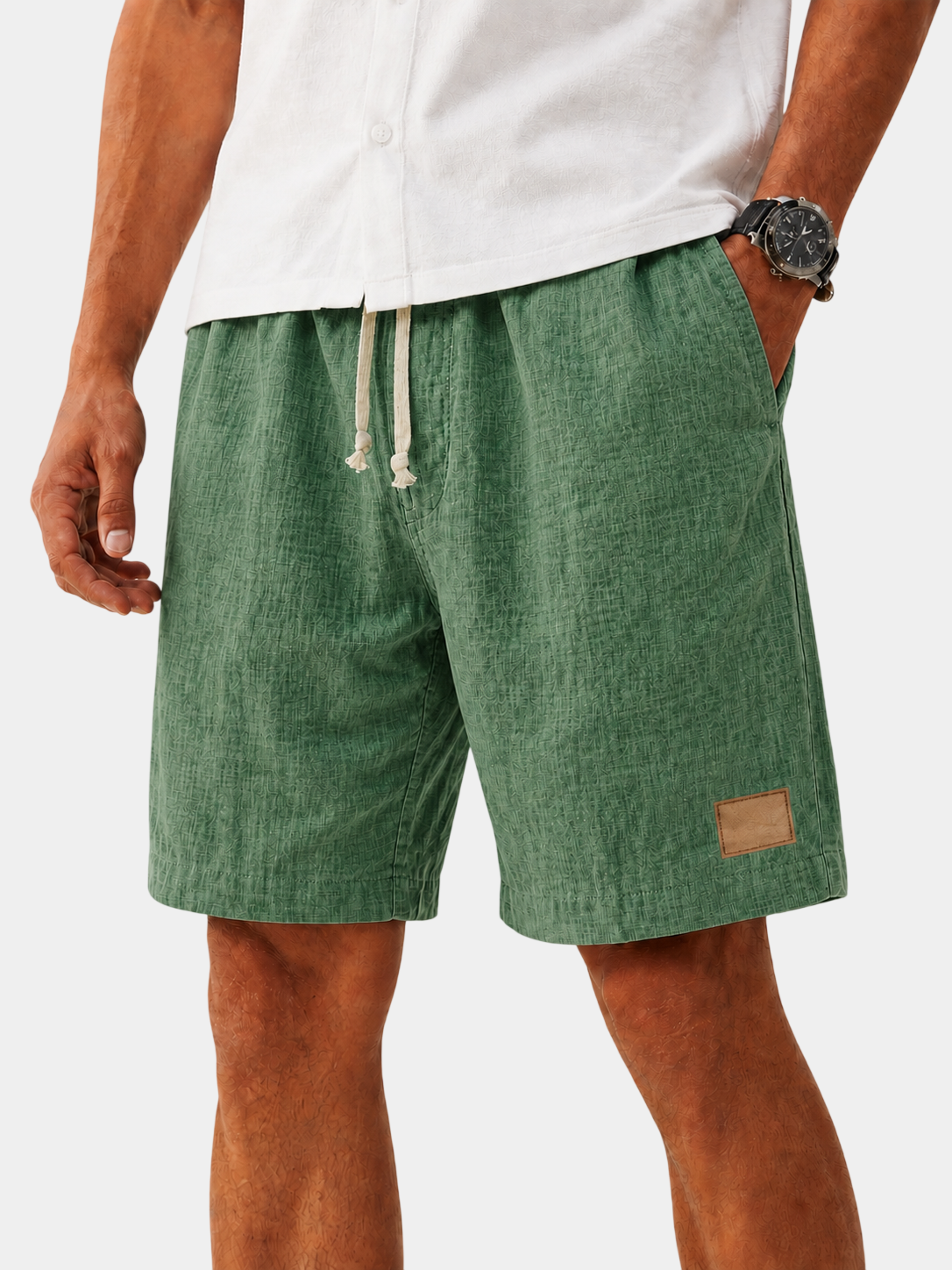 Lightweight Breathable Cotton Linen Shorts
