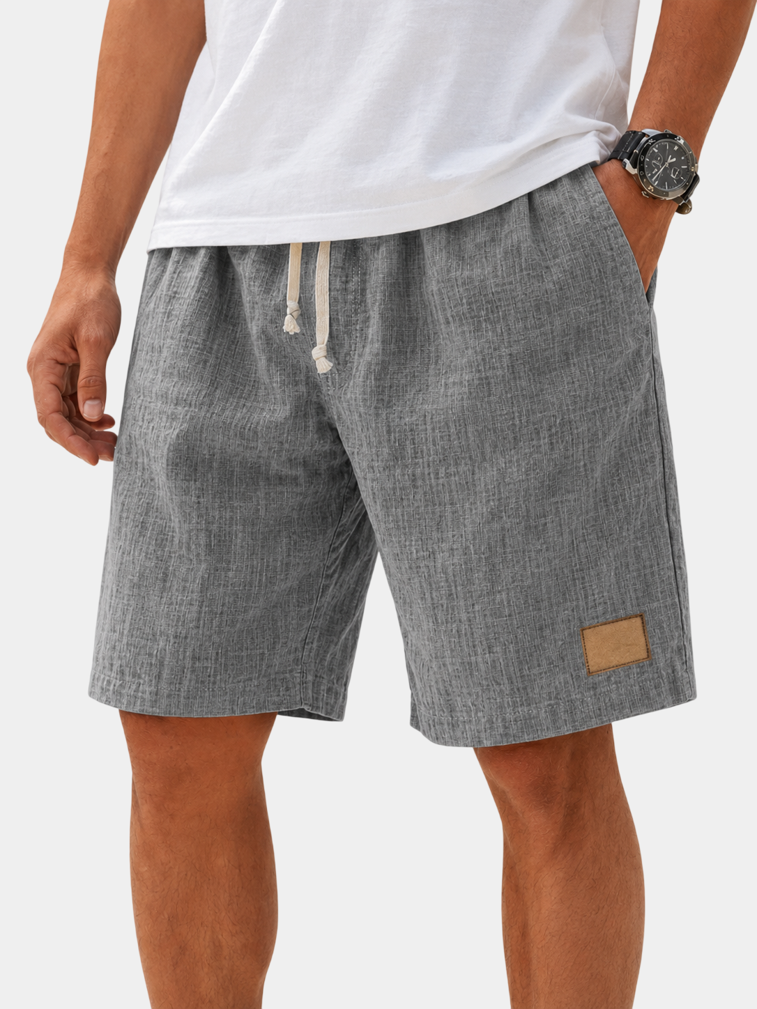 Lightweight Breathable Cotton Linen Shorts