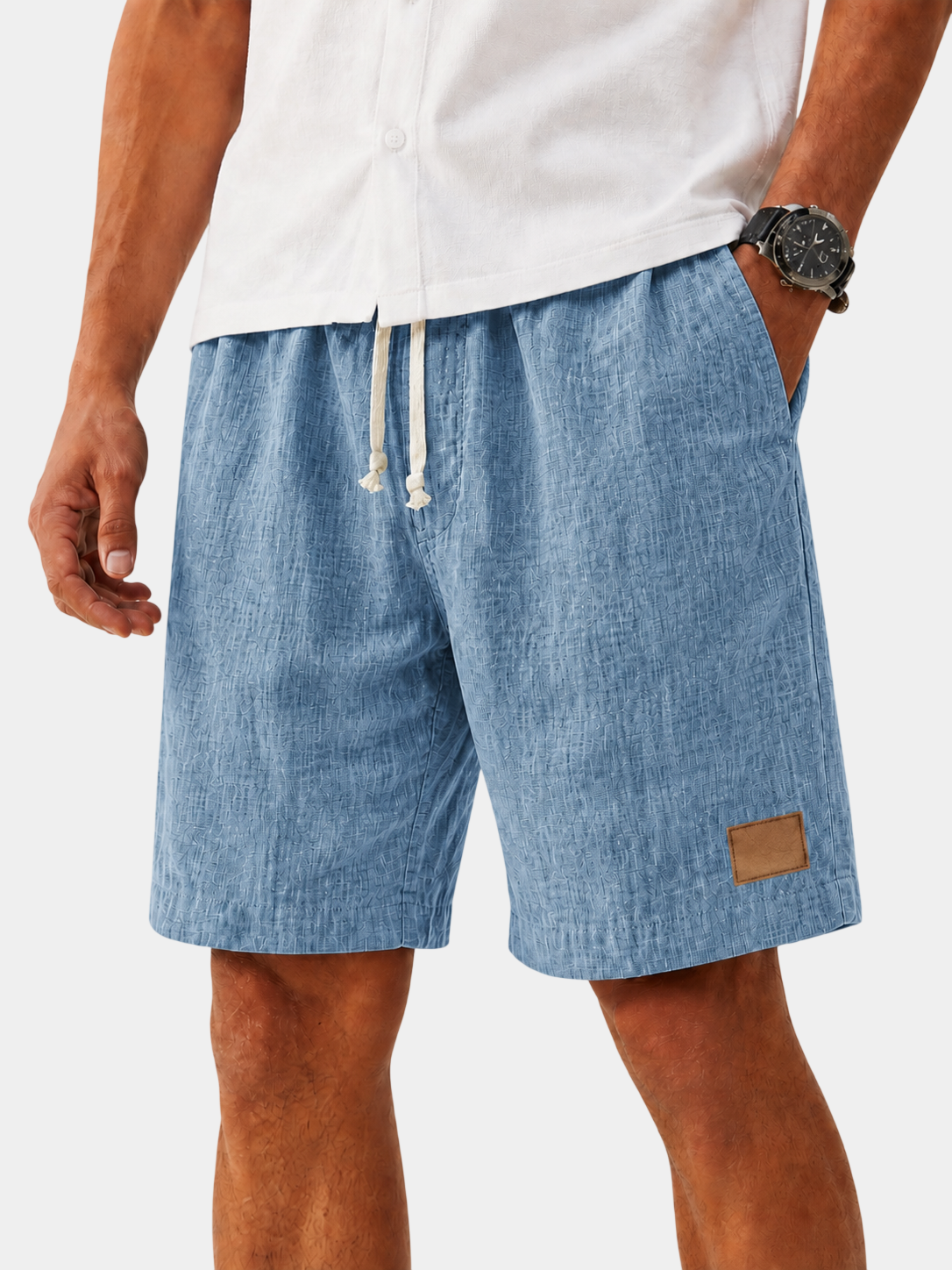 Lightweight Breathable Cotton Linen Shorts