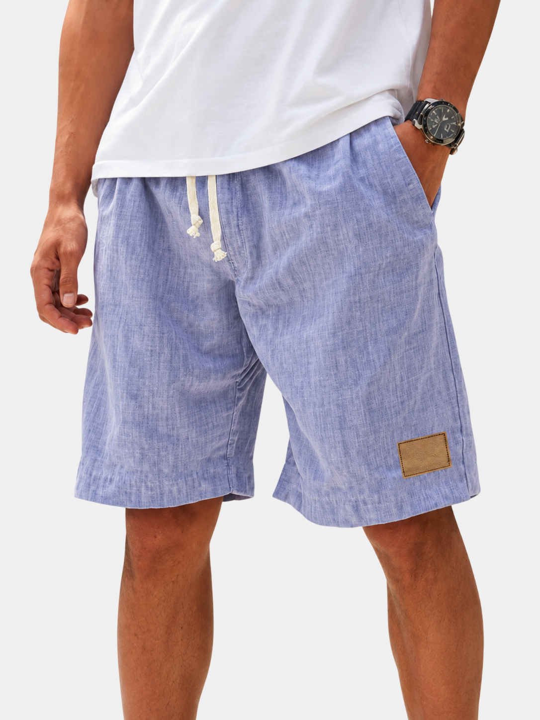 Lightweight Breathable Cotton Linen Shorts