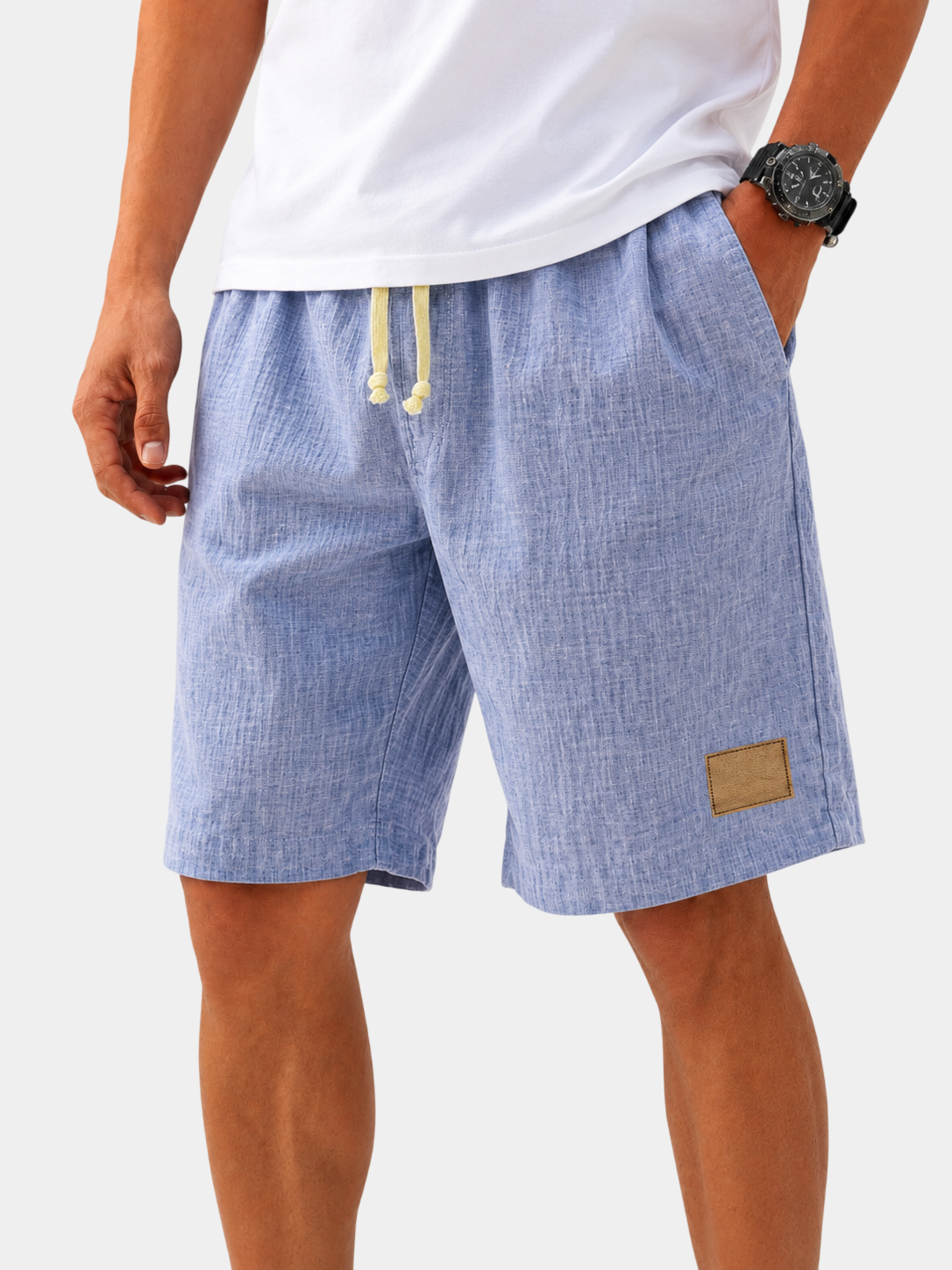 Lightweight Breathable Cotton Linen Shorts
