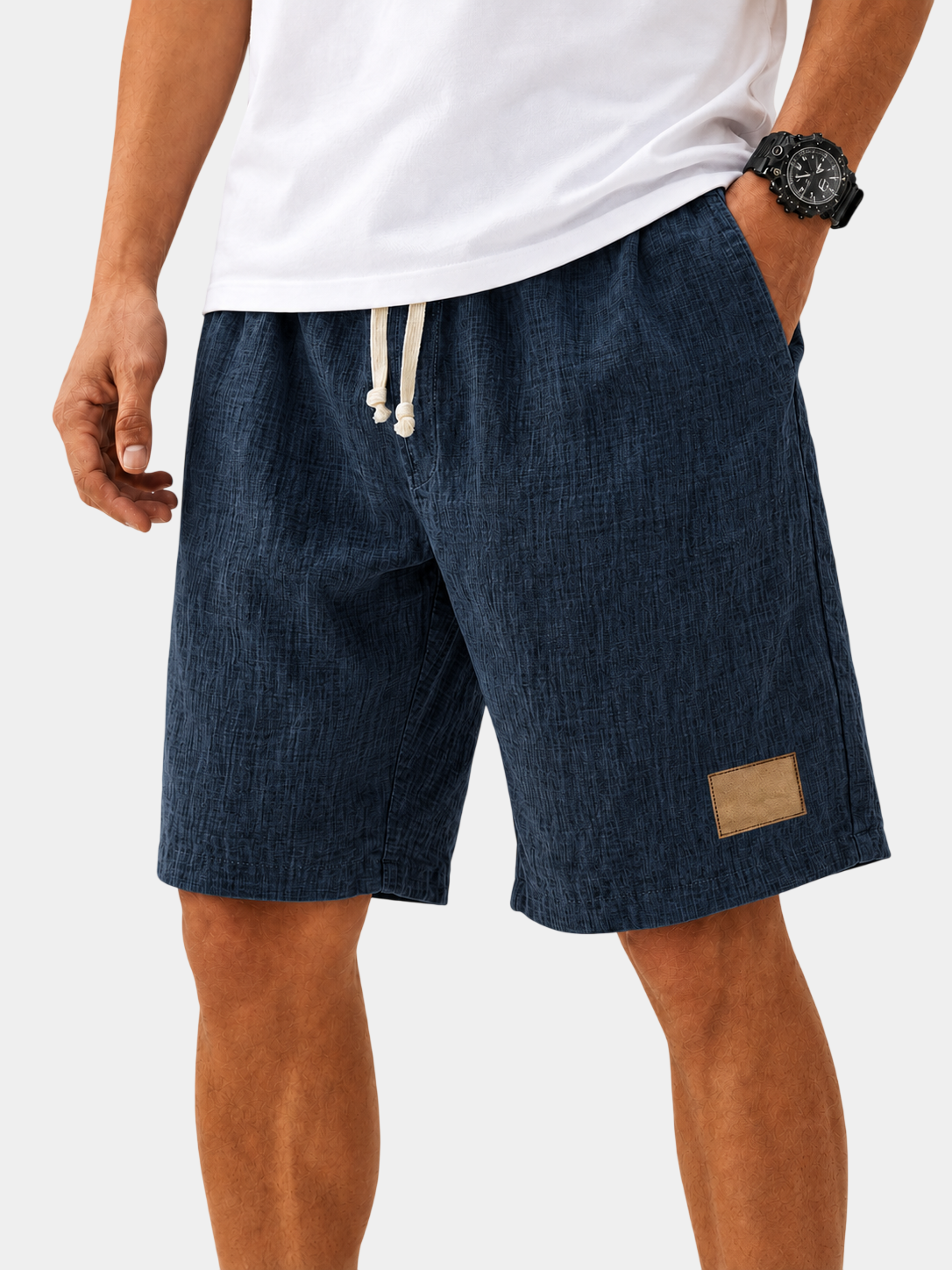 Lightweight Breathable Cotton Linen Shorts