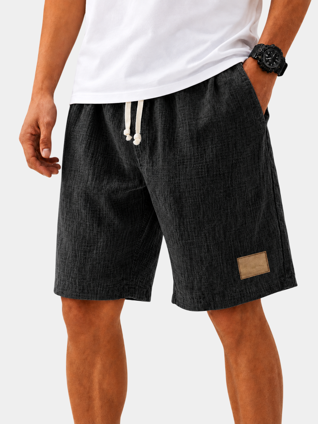 Lightweight Breathable Cotton Linen Shorts