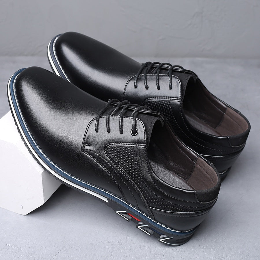 Men's Comfortable Leather Walking Office Shoes