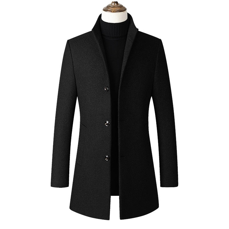 British Gentleman Premium Thick Wool Coat