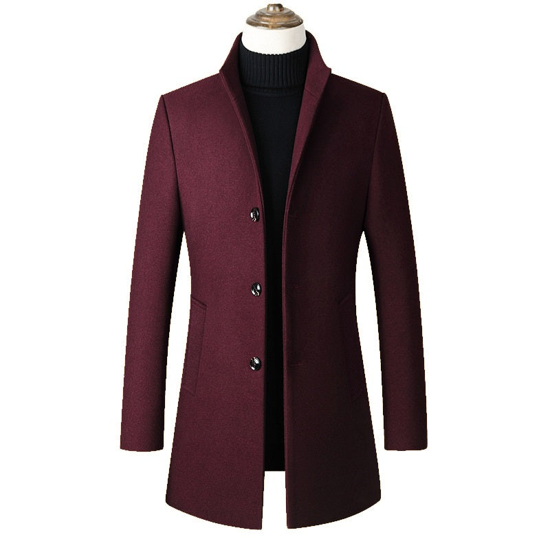 British Gentleman Premium Thick Wool Coat