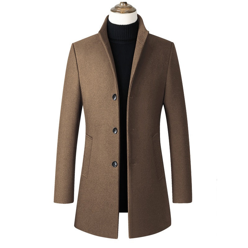 British Gentleman Premium Thick Wool Coat