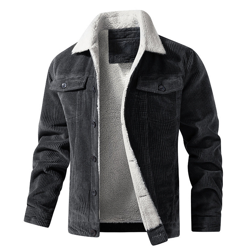 Men's Classic Fleece Lined Corduroy Jacket