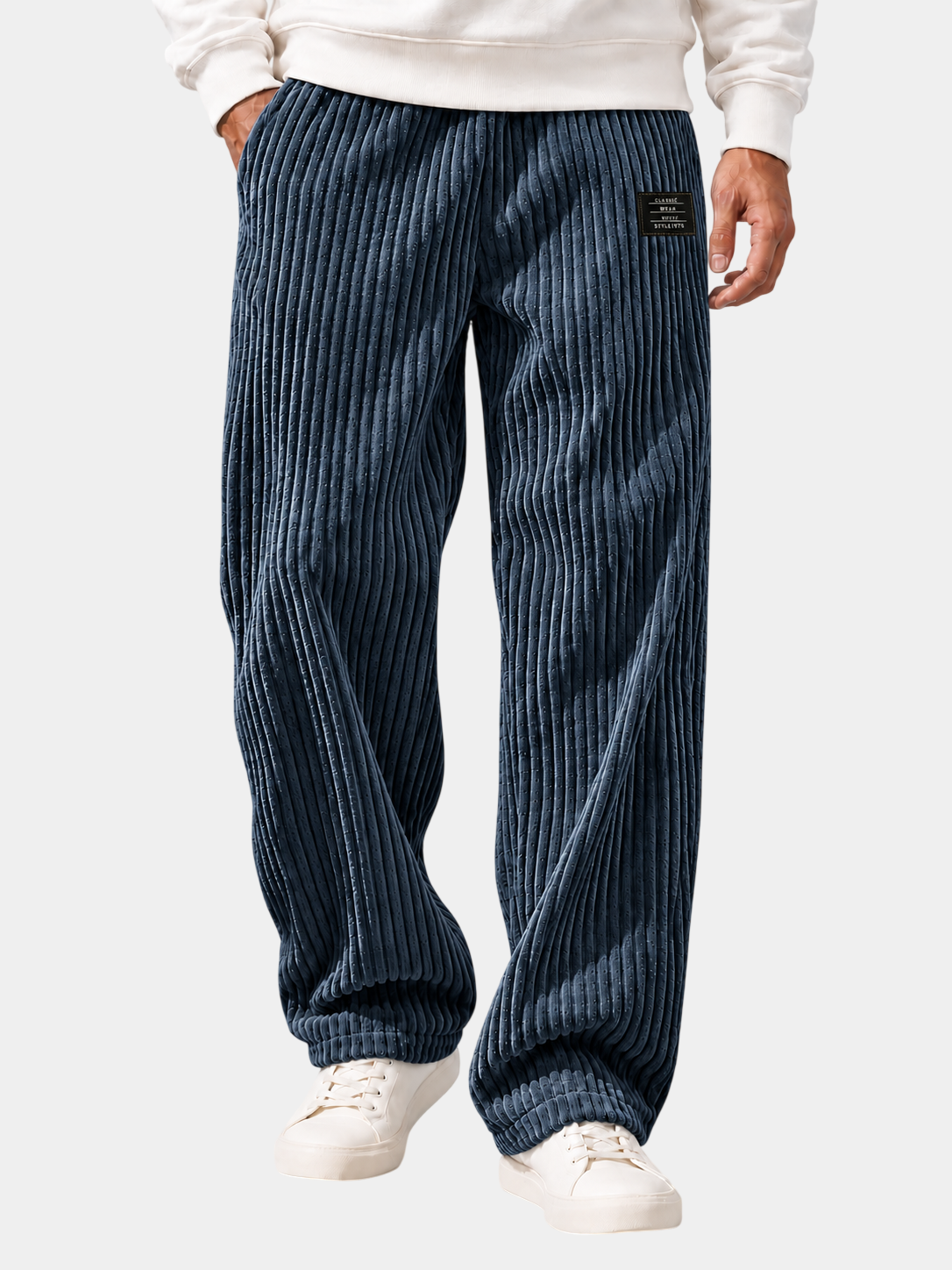 Relaxed Fit Thick Wide-Wale Corduroy Pants
