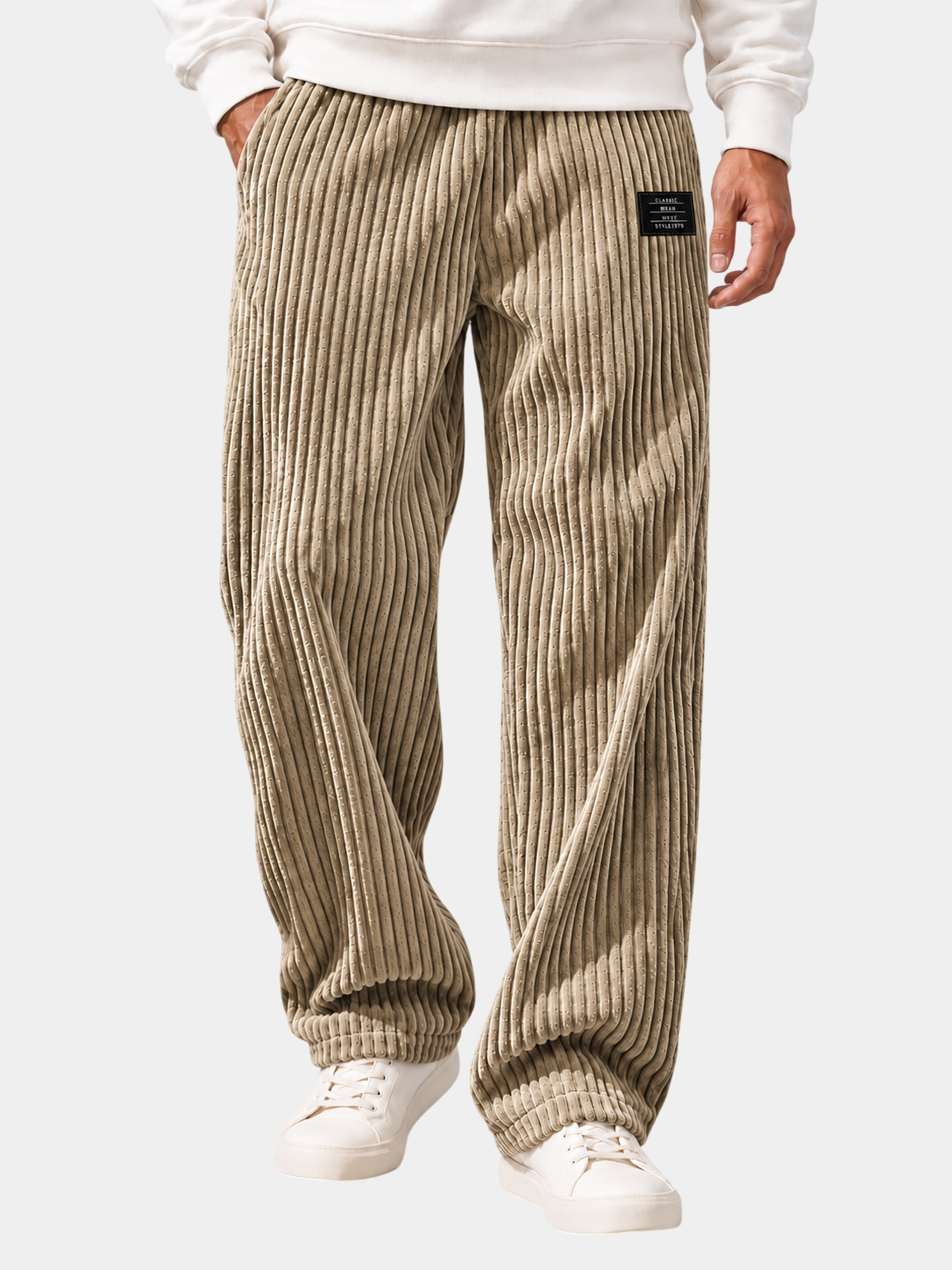 Relaxed Fit Thick Wide-Wale Corduroy Pants
